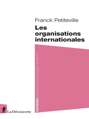 cover image of Les organisations internationales